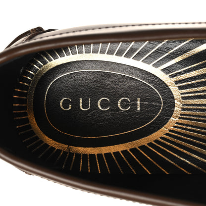 Gucci Millennial Ribot Mens Cara Loafers 8 Brown Sugar 8 of 9