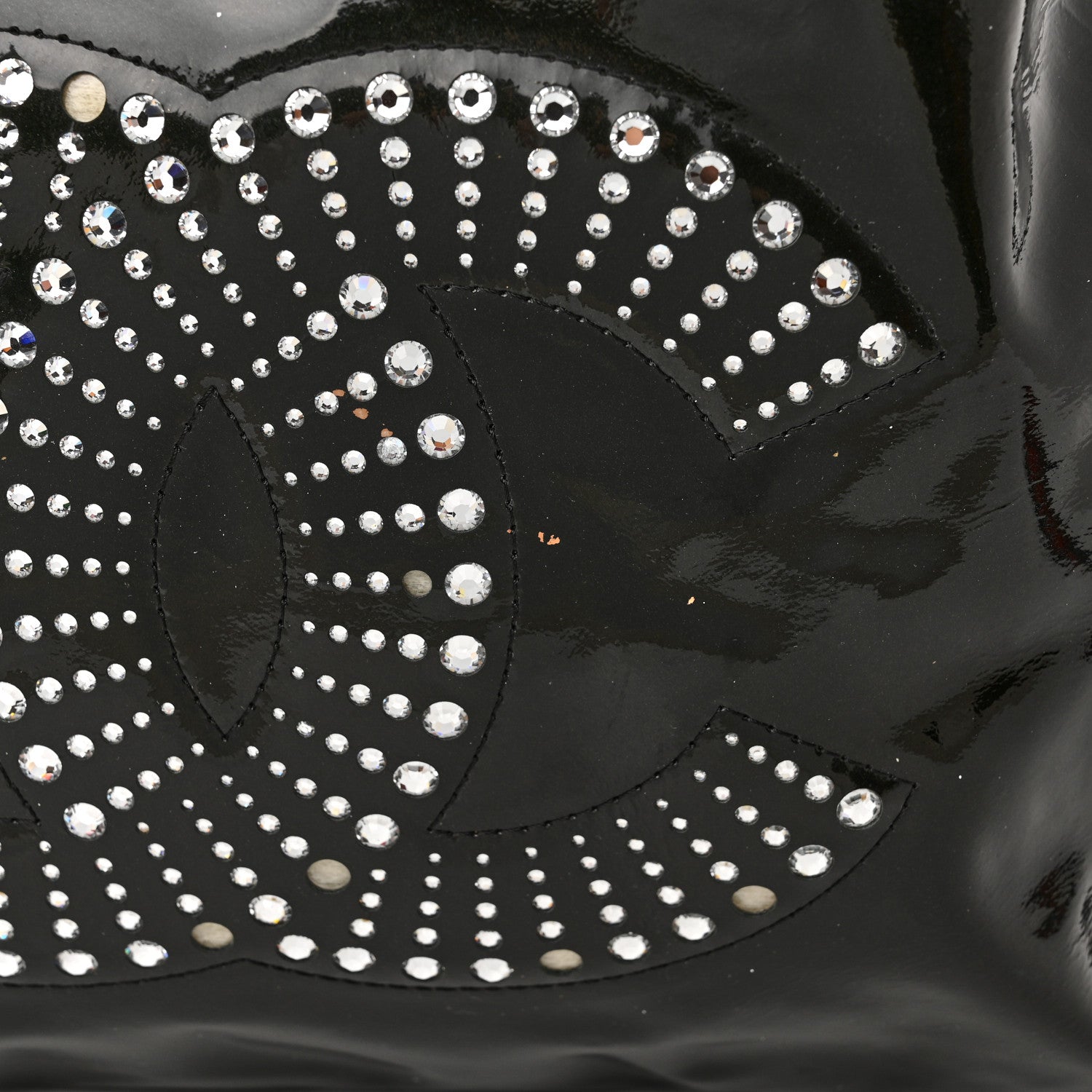 Chanel Patent Crystal Strass Bonbons Tote Black 14 of 14
