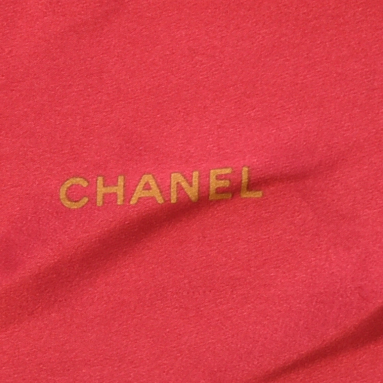 Chanel Silk CC Square Scarf Red 4 of 10