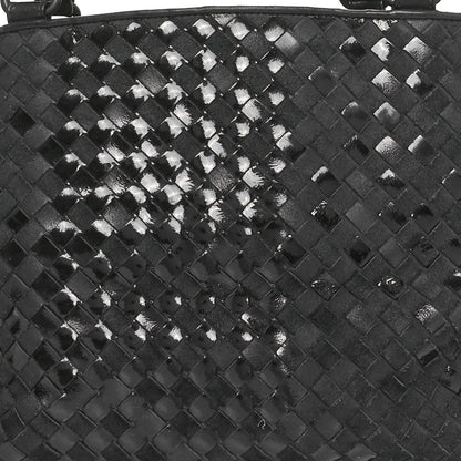 Bottega Veneta Intrecciato Rugiada Vintaga Medium Shopper Black 9 of 11