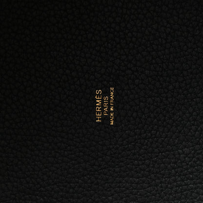 Hermes Taurillon Clemence Picotin Lock 22 MM Black 6 of 12