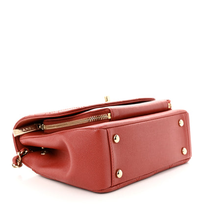 Chanel Caviar Quilted Medium Business Affinity Flap Red 4 of 13