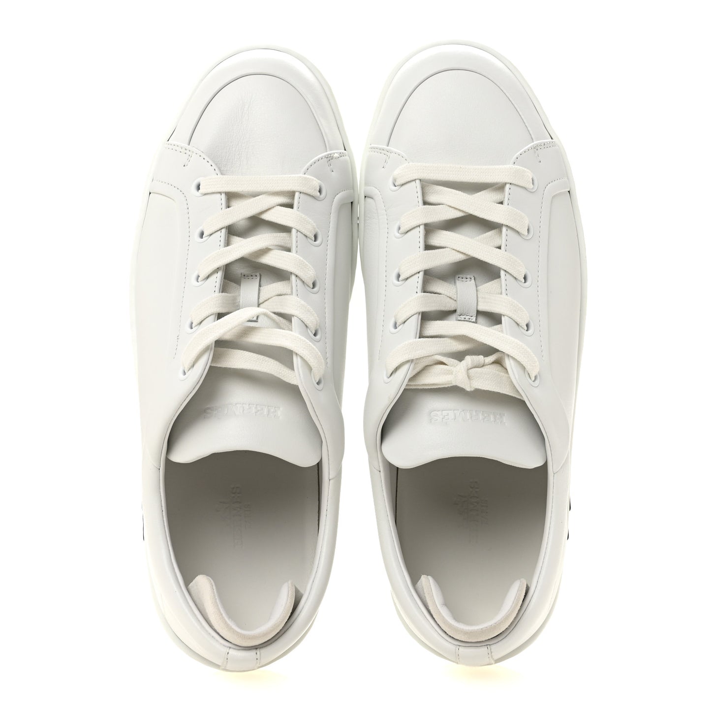 Calfskin Suede Goatskin Mens Kid Sneakers 42.5 White
