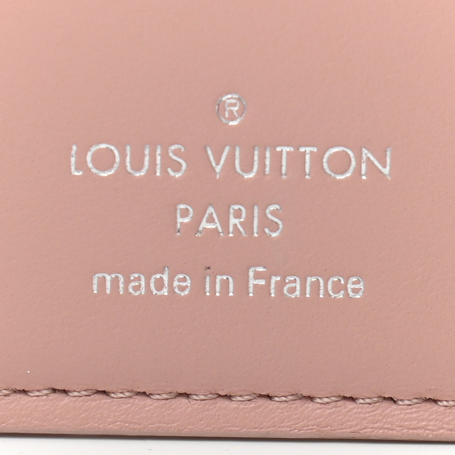 Taurillon Perforated Capucines Compact Wallet Magnolia