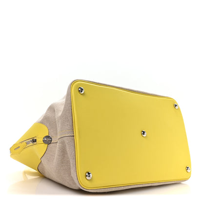 Hermes Toile De Camp Evercolor Bolide 45 Ficelle Lime 3 of 9