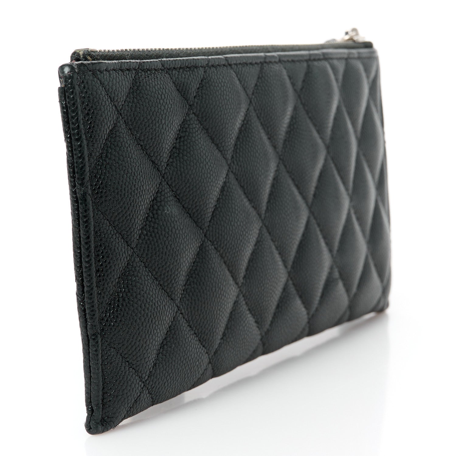 Chanel Caviar Quilted Classic Zip Pouch Black 3 of 8