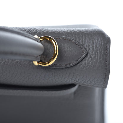 Hermes Togo Kelly Retourne 25 Etain 24 of 32