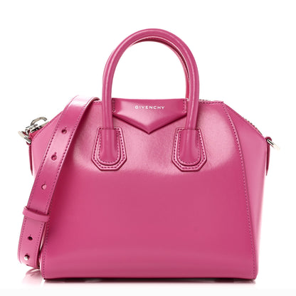 Givenchy Shiny Lord Calfskin Mini Antigona Neon Pink 1 of 10