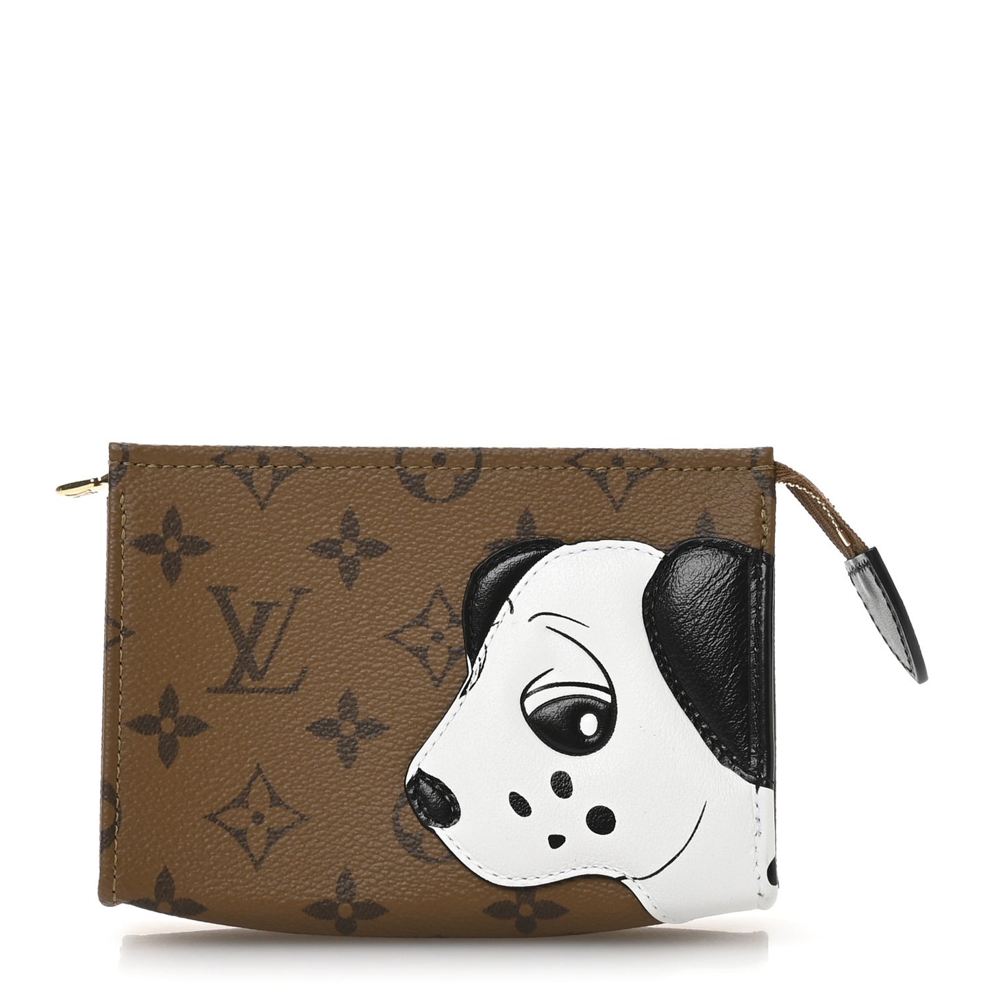 Reverse Monogram Dog Animation Toiletry Pouch 15