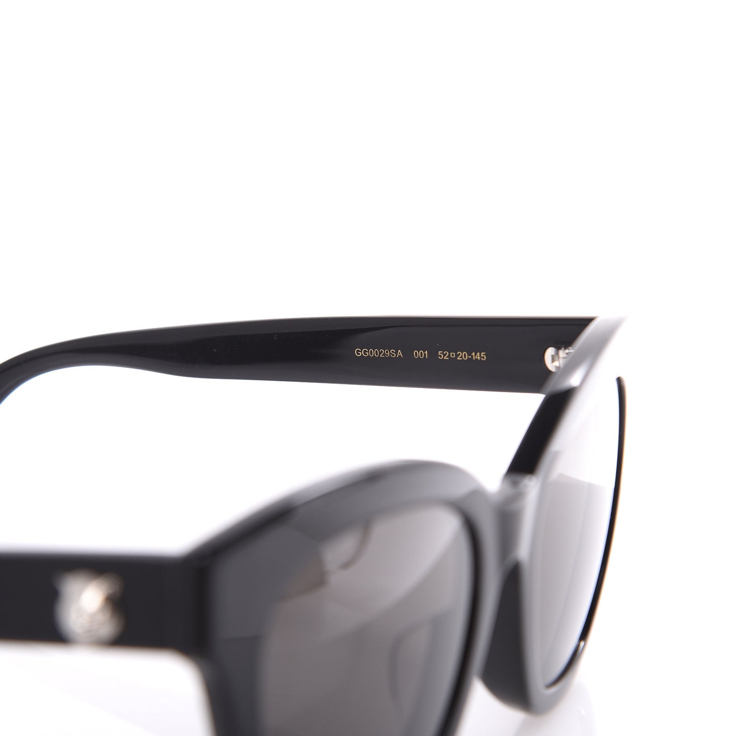 Acetate Square Frame Sunglasses GG0029SA Black