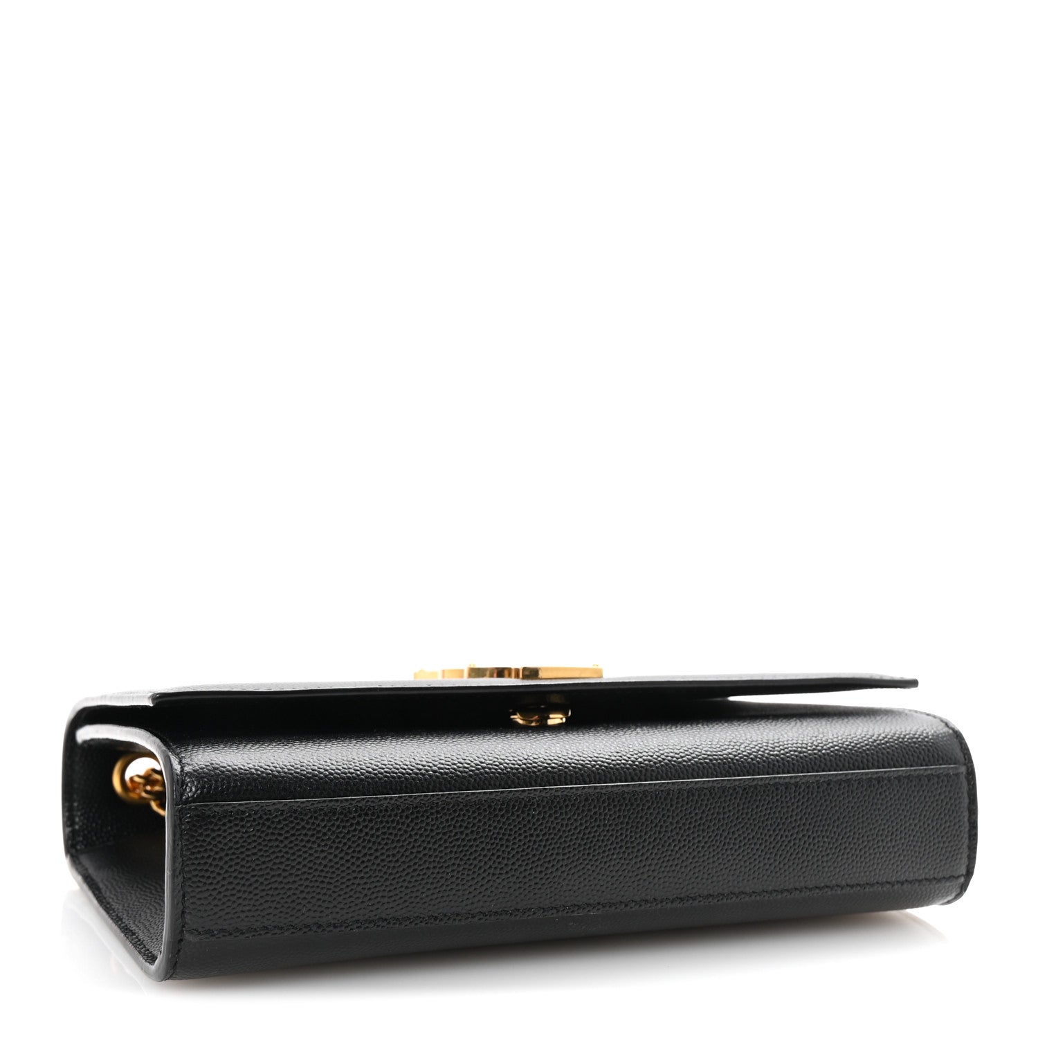 Saint Laurent Grain De Poudre Small Monogram Kate Satchel Black 4 of 9