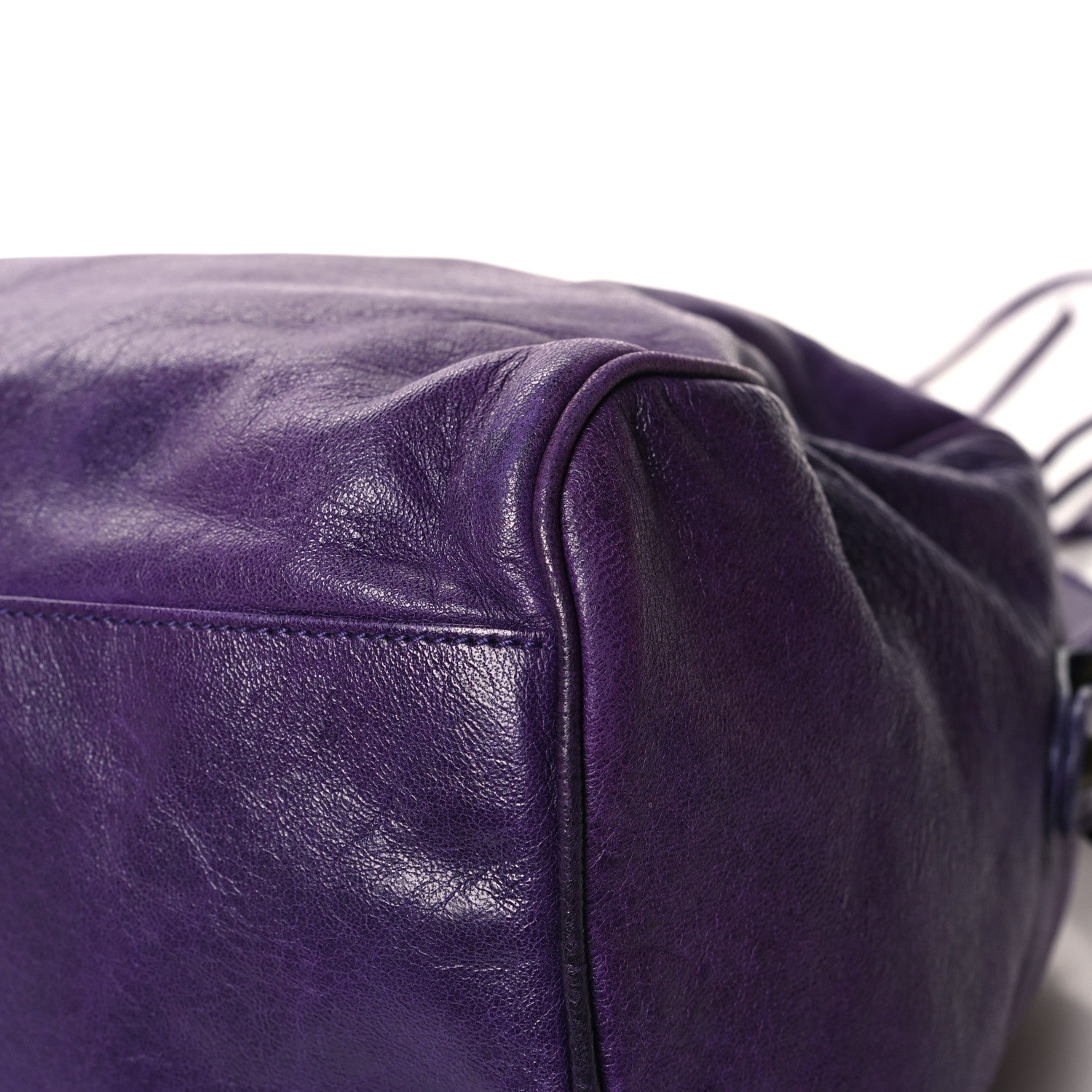 Balenciaga Chevre Classic Hardware Twiggy Eggplant 12 of 14