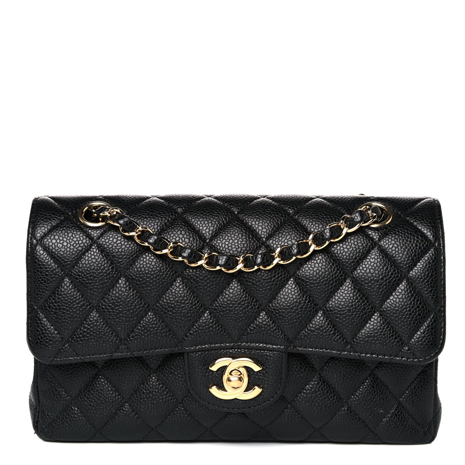 Chanel Caviar Quilted Small Double Flap Black 1 of 12