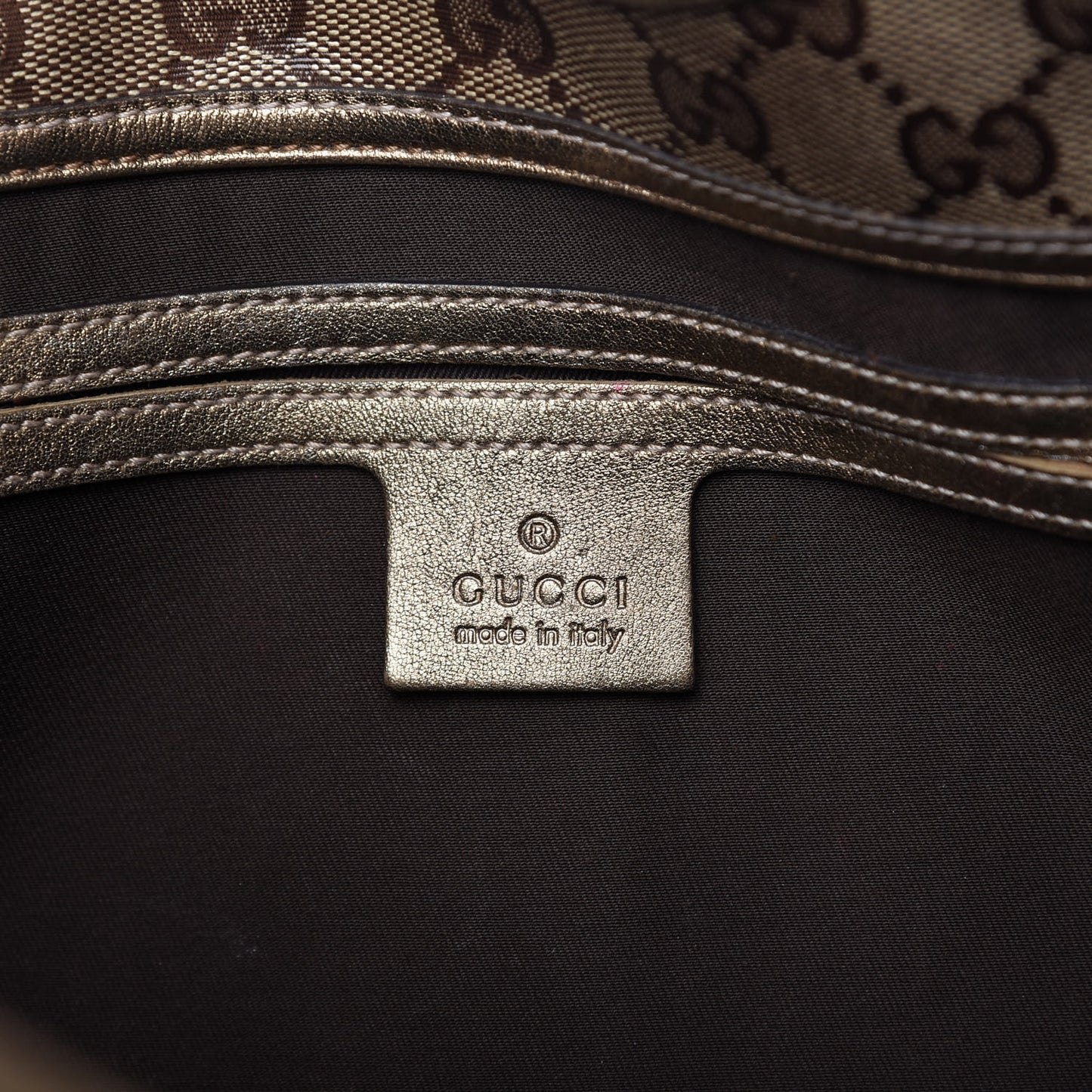 Crystal Monogram Medium Joy Shoulder Bag Bronze