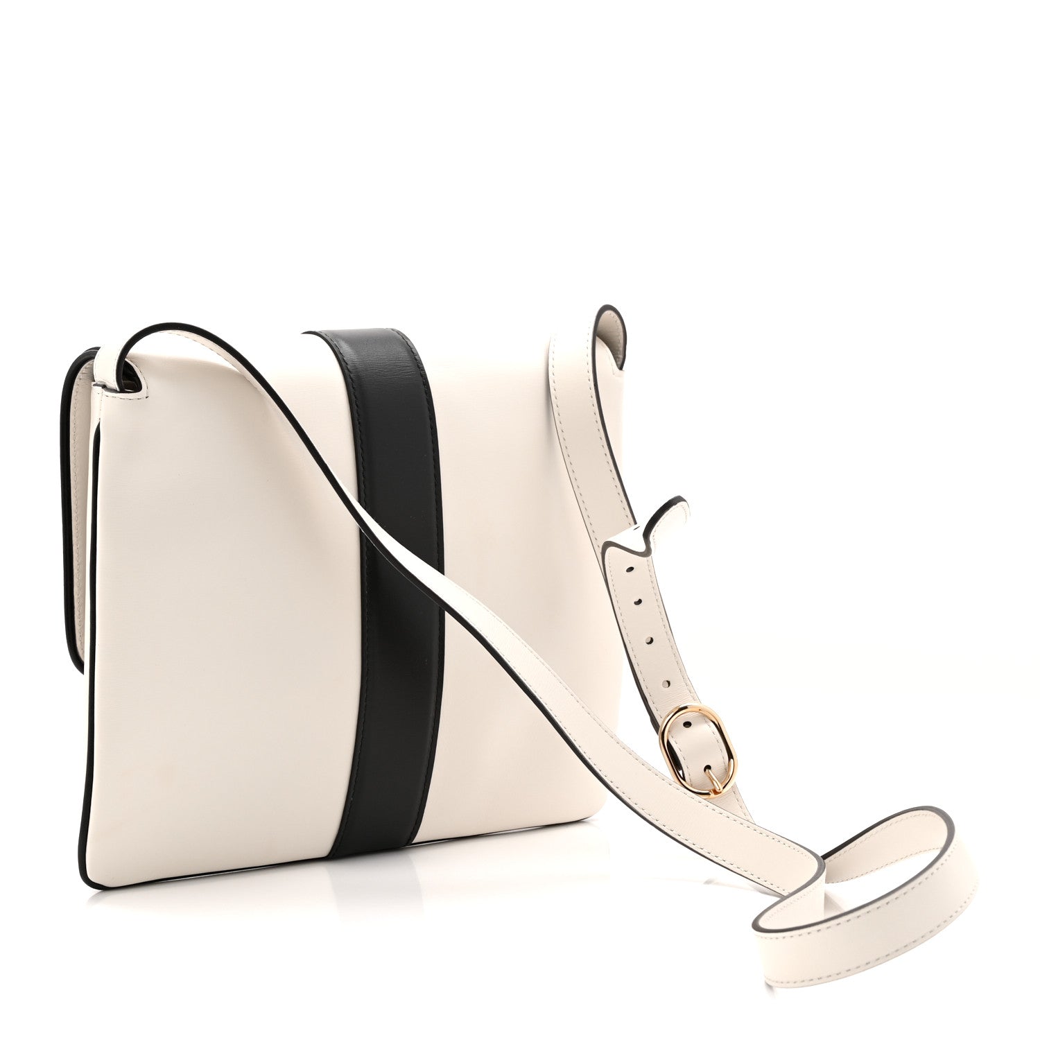 Gucci Calfskin Medium Arli Flap Shoulder Bag White 3 of 10