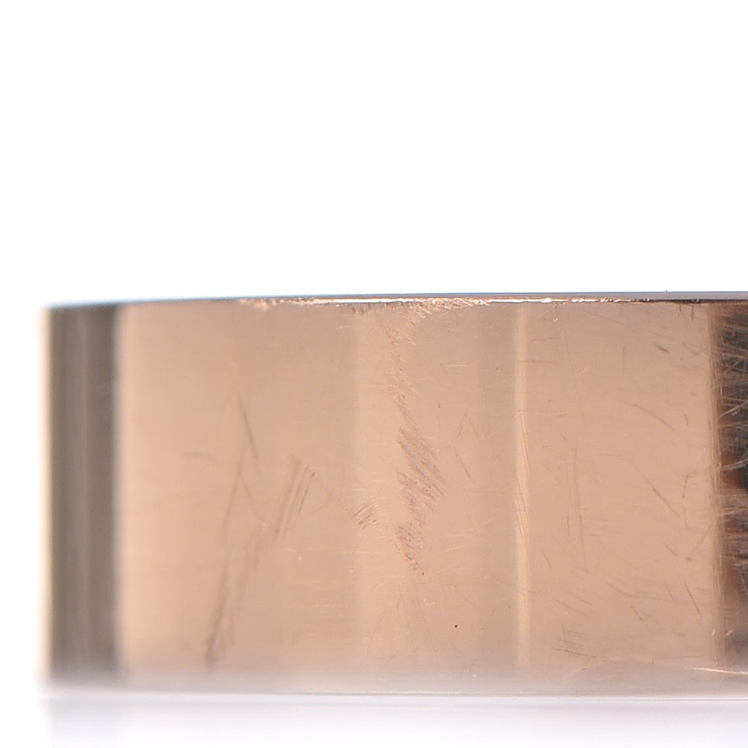 Hermes 18K Rose Gold Diamond PM Kelly Ring 54 6.75 5 of 6