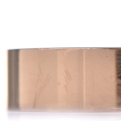 Hermes 18K Rose Gold Diamond PM Kelly Ring 54 6.75 5 of 6