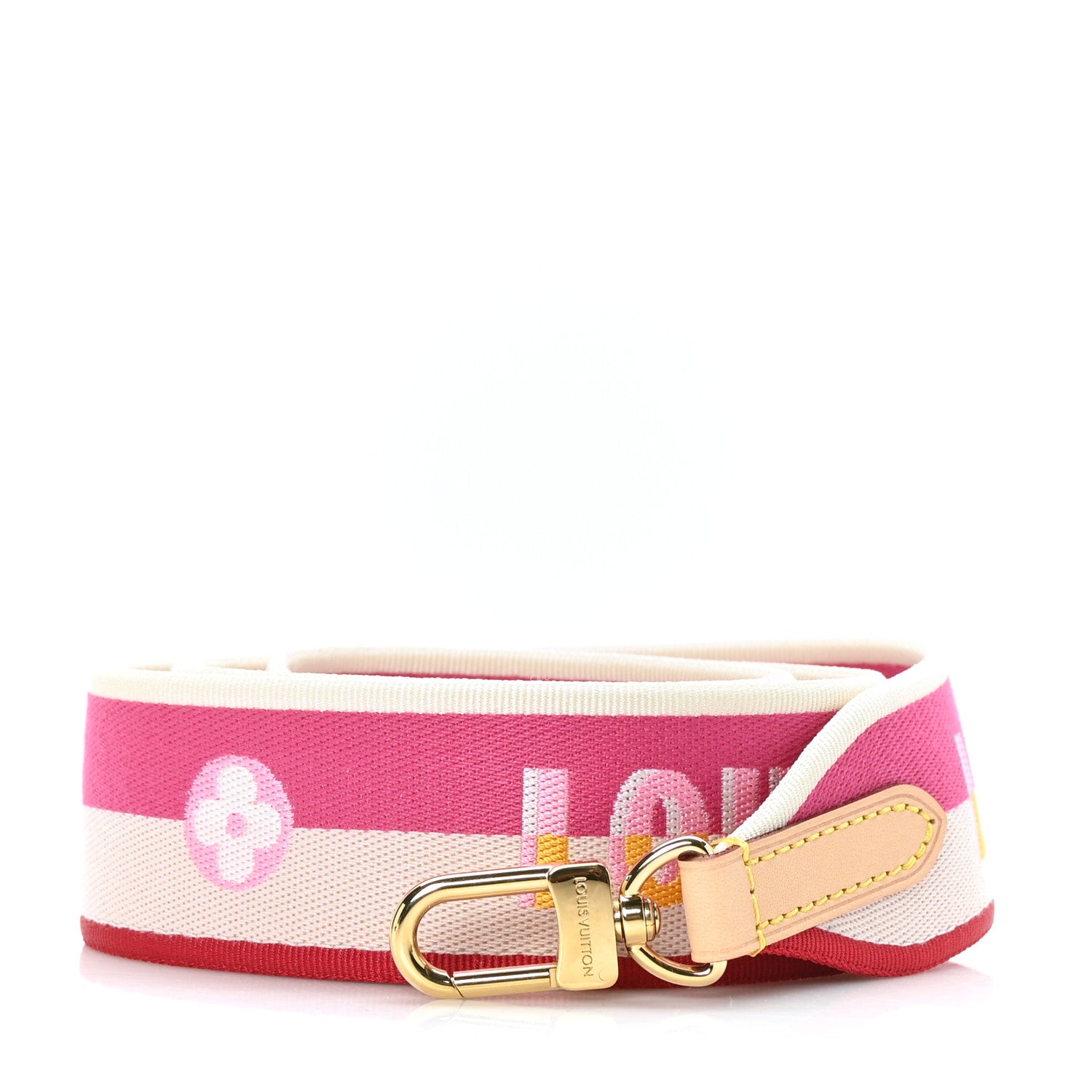 Louis Vuitton Jacquard Speedy Bandouliere 20 Shoulder Strap Fuchsia 1 of 3