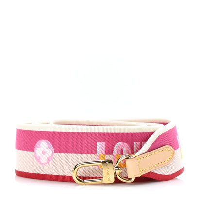Louis Vuitton Jacquard Speedy Bandouliere 20 Shoulder Strap Fuchsia 1 of 3
