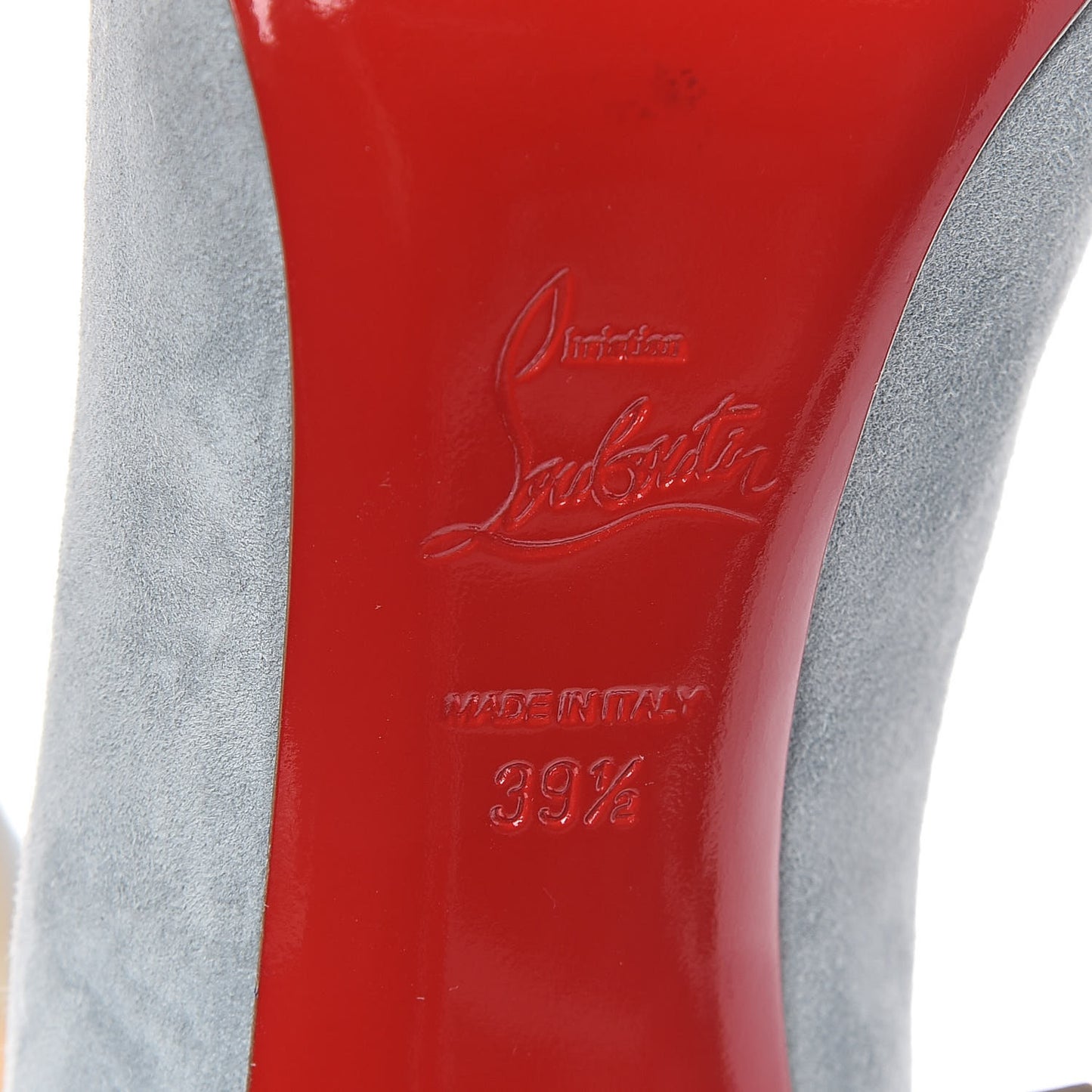 Veau Velours Pigalle Follies 100 Pumps 39.5 Nuage