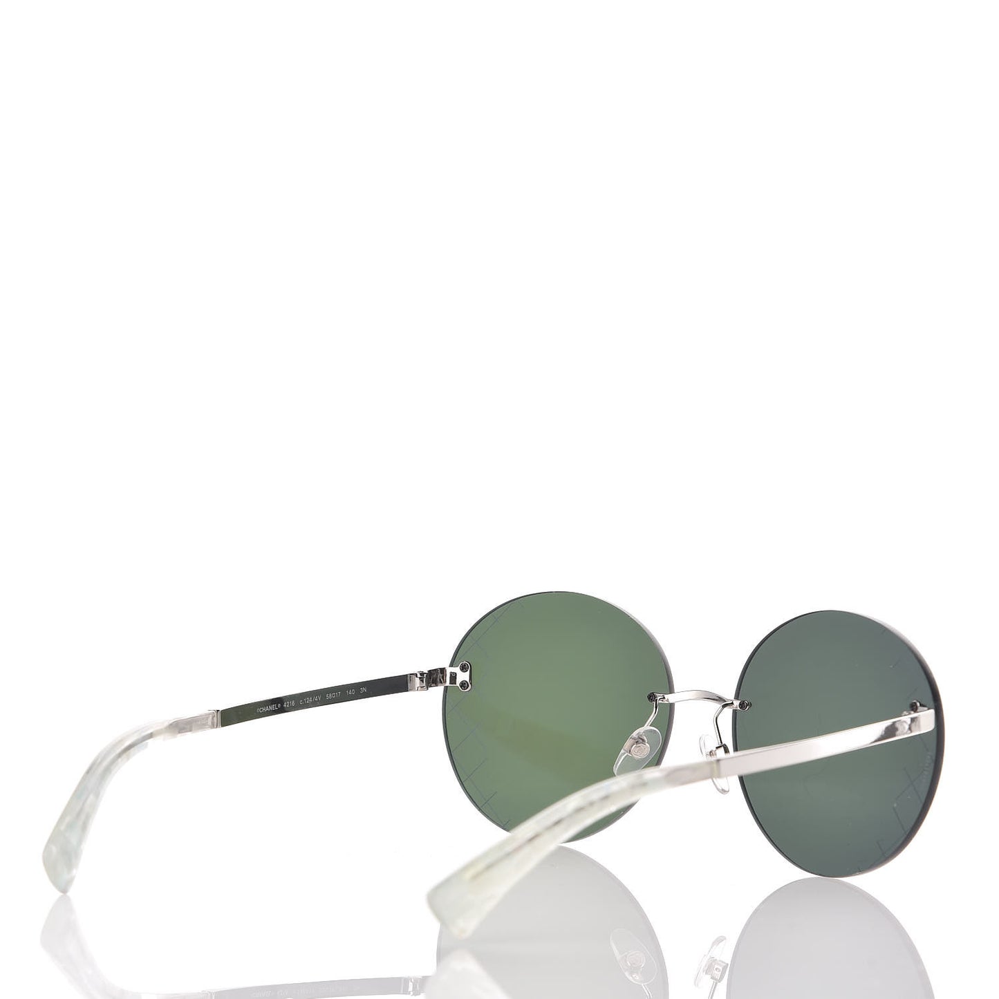 Mirrored Round Sunglasses 4216 Purple