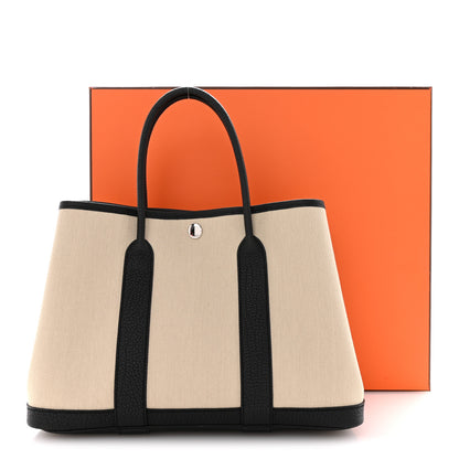 Hermes Toile Negonda Garden Party 30 TPM Beton Black 10 of 10