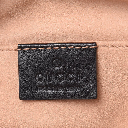 Gucci Calfskin Matelasse GG Marmont Belt Bag 95 38 Black 6 of 10