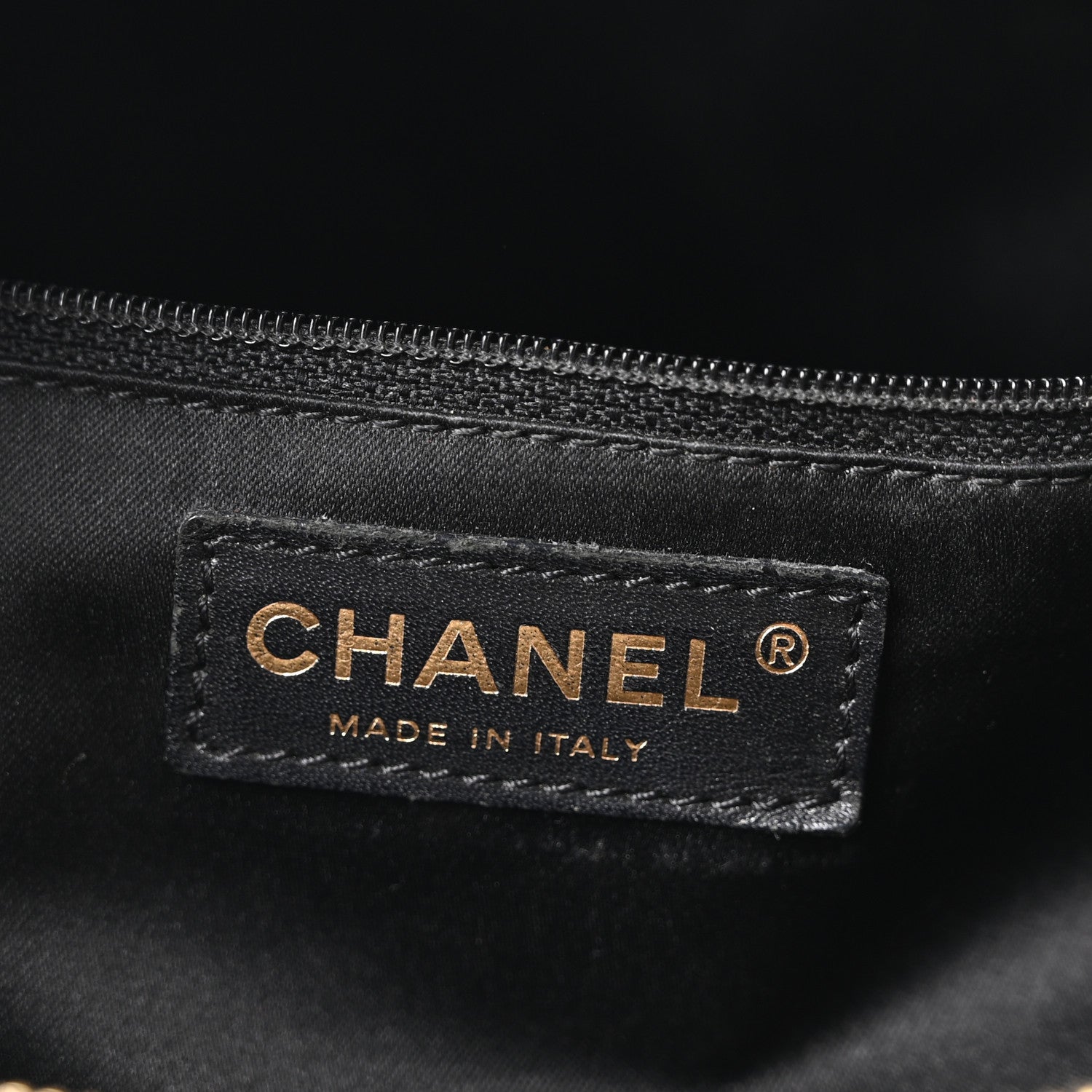 Chanel Caviar Quilted Grand Shopping Tote GST Black  Black 6 of 10