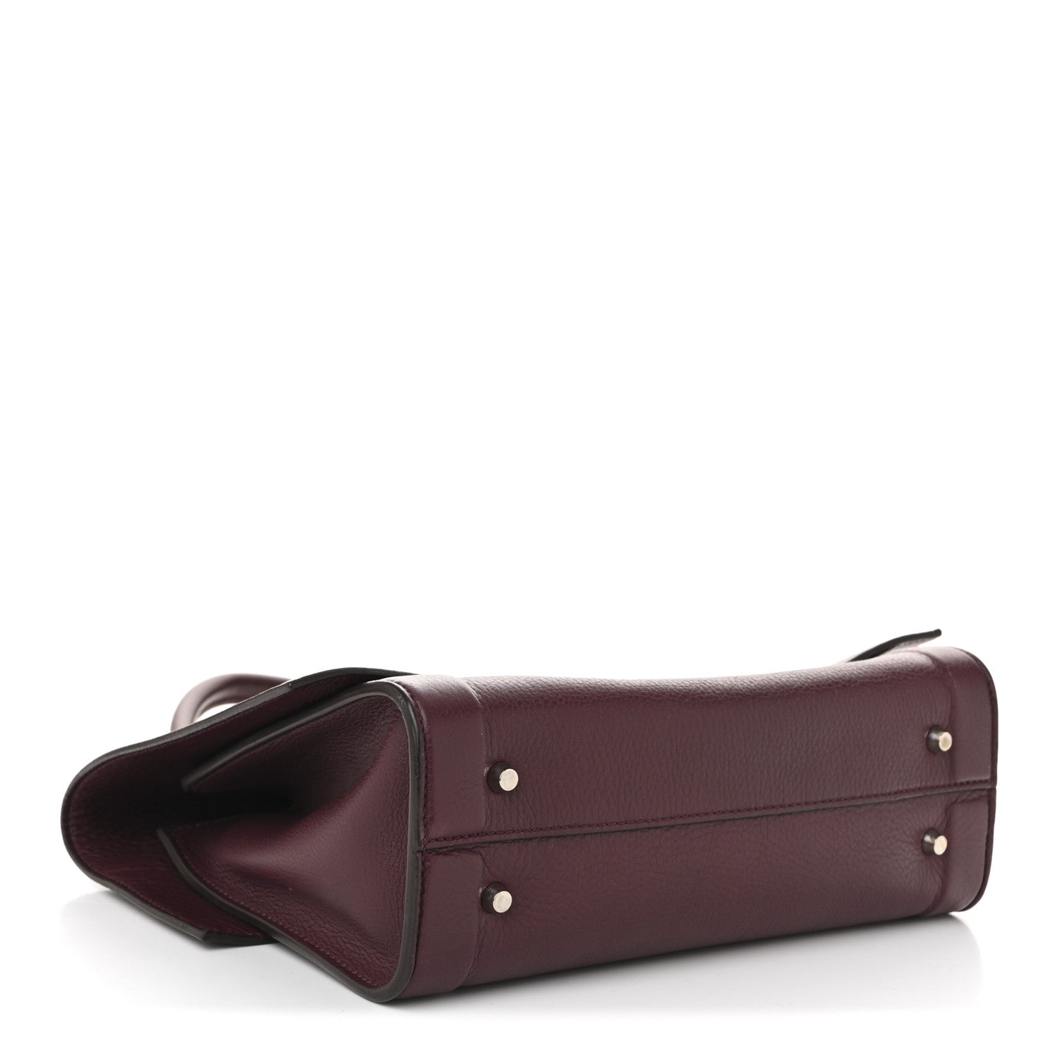 Givenchy Grained Calfskin Small Shark Lock Satchel Burgundy 7 of 19