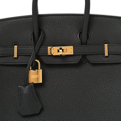 Hermes Togo Birkin 25 Plomb 8 of 13