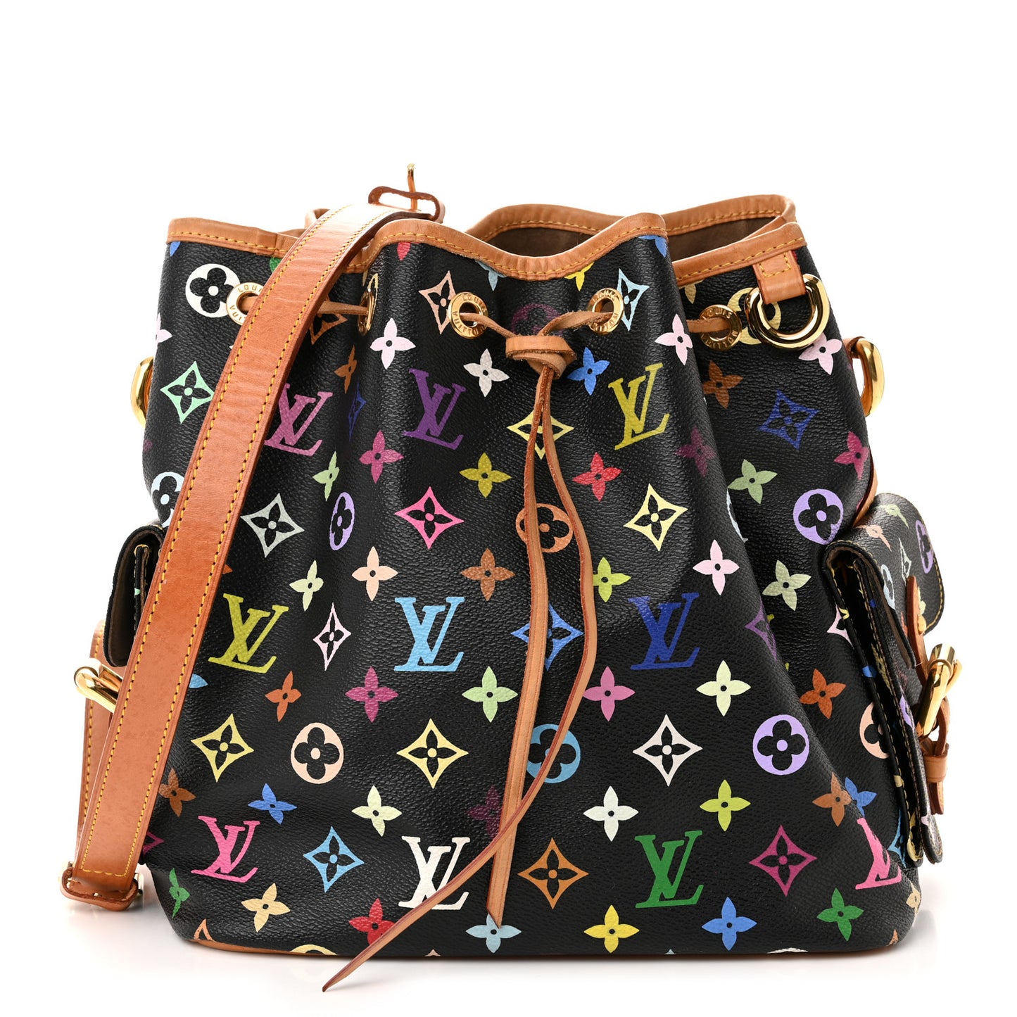 Monogram Multicolor Petit Noe Black