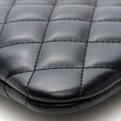Chanel Lambskin Quilted Crossbody Bag Black 11 of 11