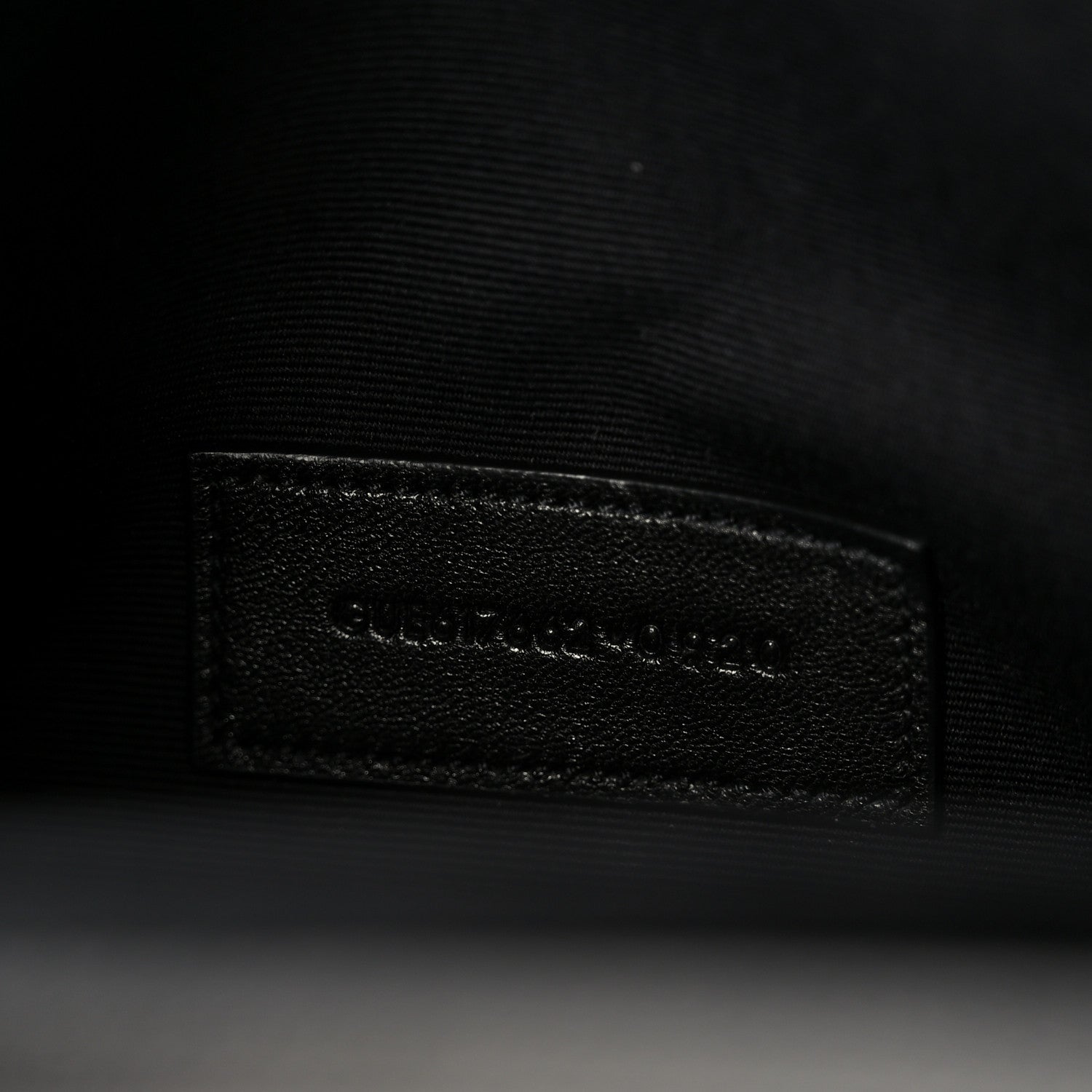 Saint Laurent Grain De Poudre Matelasse Chevron Monogram Envelope Clutch Black 7 of 9