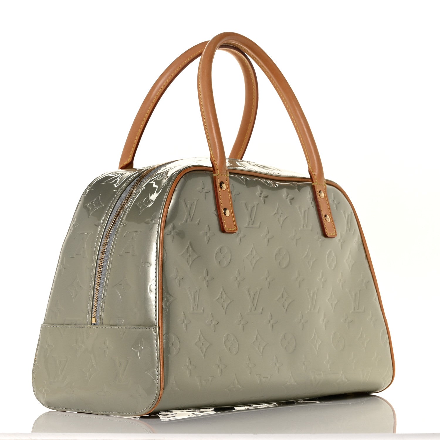 Louis Vuitton Vernis Tompkins Square Silver 3 of 8