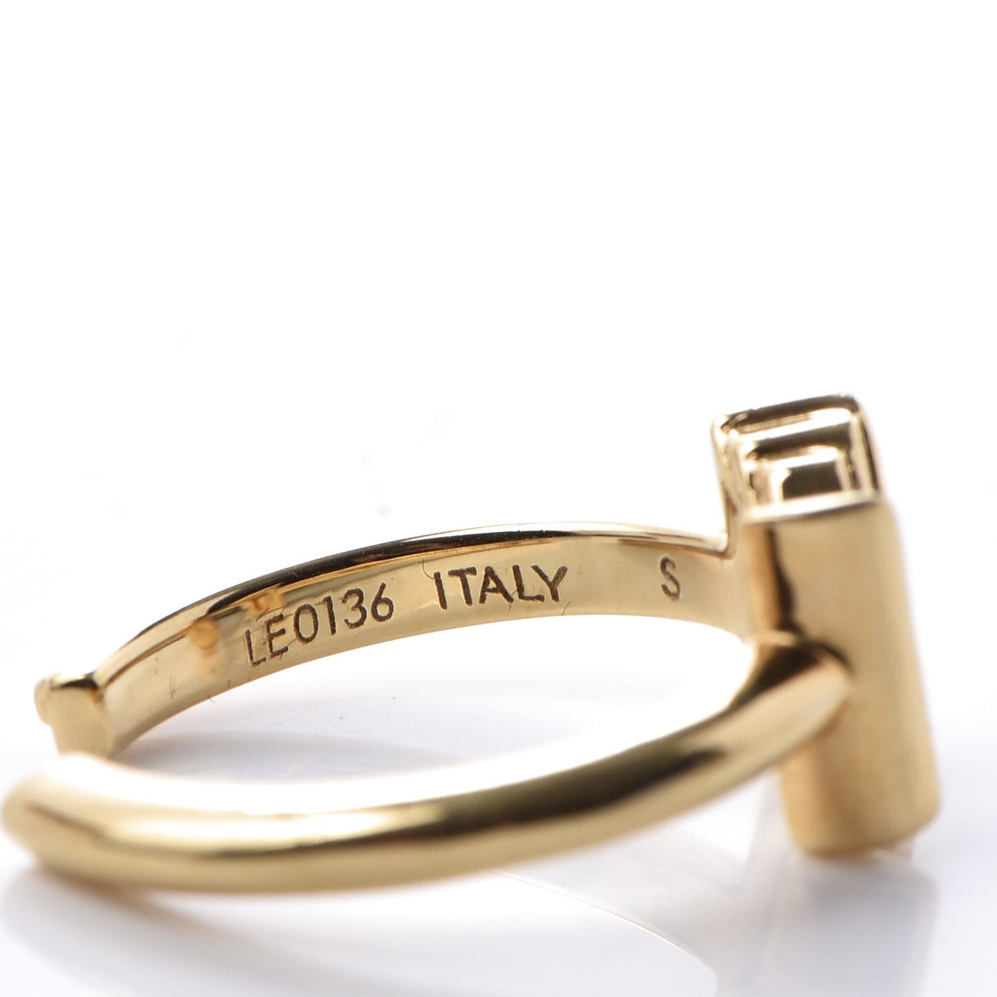 LV And Me Letter M Ring S Gold