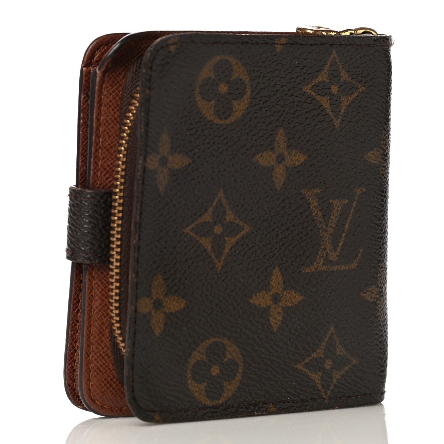 Louis Vuitton Monogram Compact Zippe Zipped Wallet 2 of 5