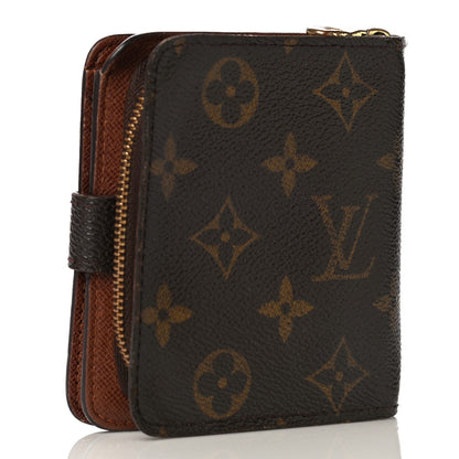 Louis Vuitton Monogram Compact Zippe Zipped Wallet 2 of 5