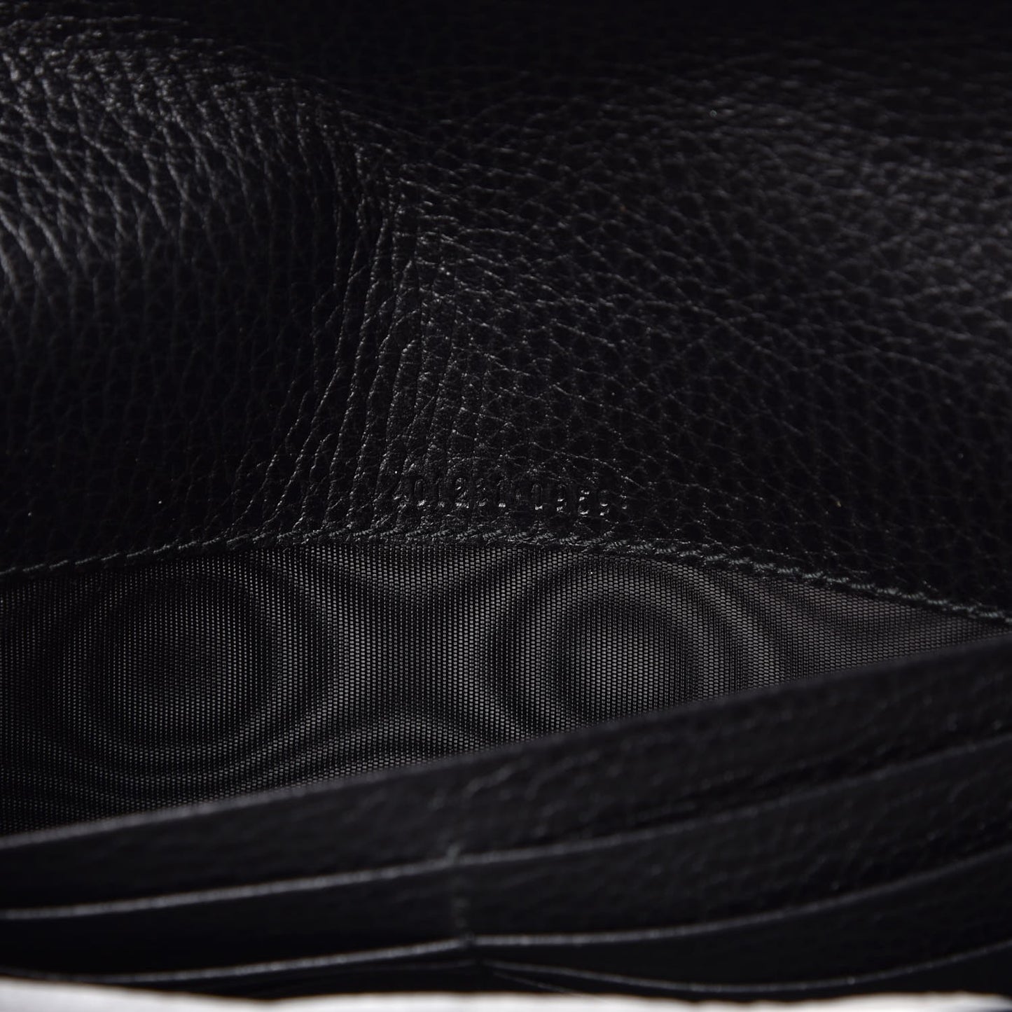 Calfskin Mini Dionysus Chain Wallet Black