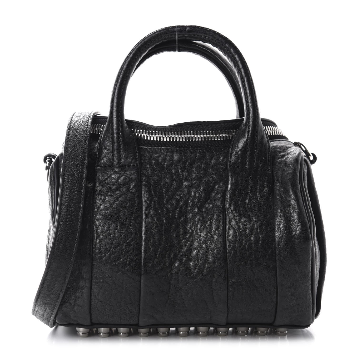 Alexander Wang Pebbled Lambskin Mini Rockie Black Rhodium Hardware 1 of 9