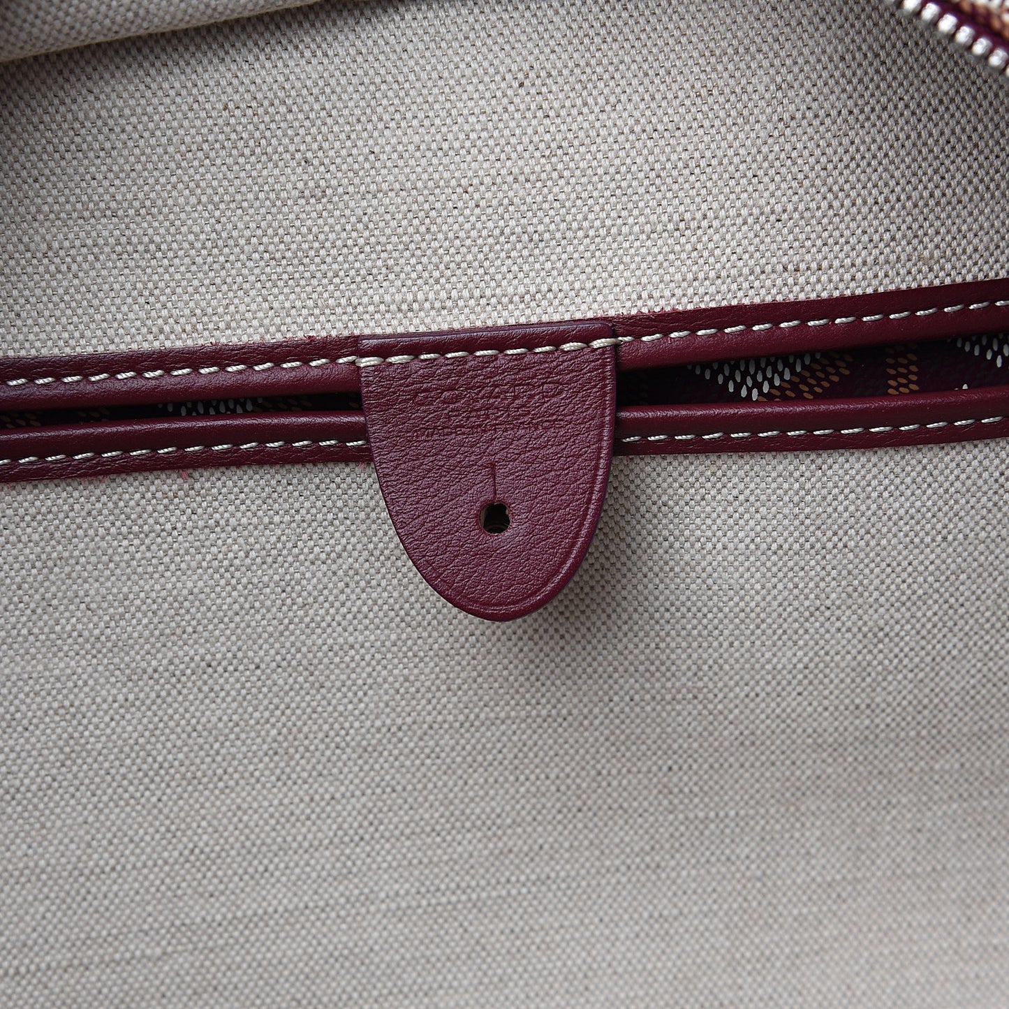 Goyardine Artois MM Burgundy