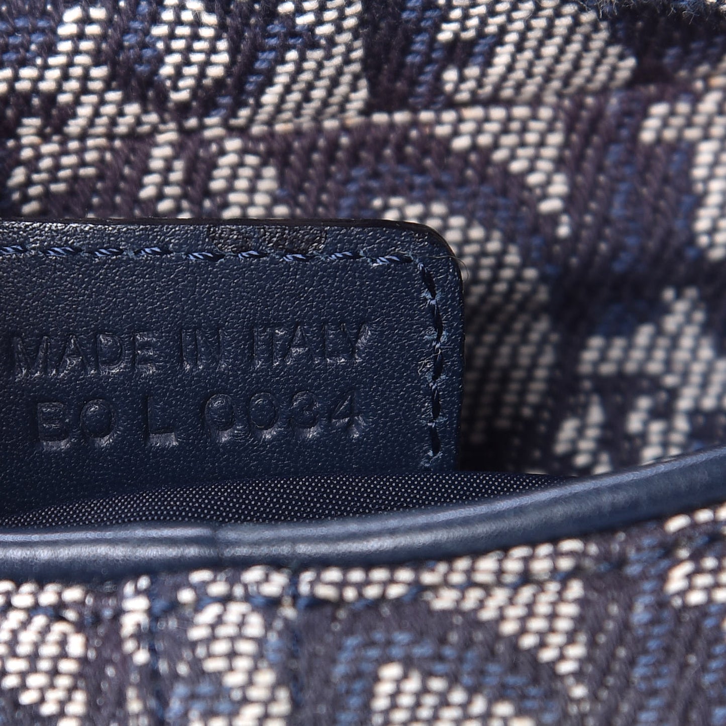 Monogram Charm Shoulder Bag Navy