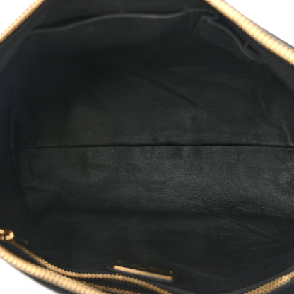 Salvatore Ferragamo Calfskin Fanisa Gancini Hobo Black 5 of 9