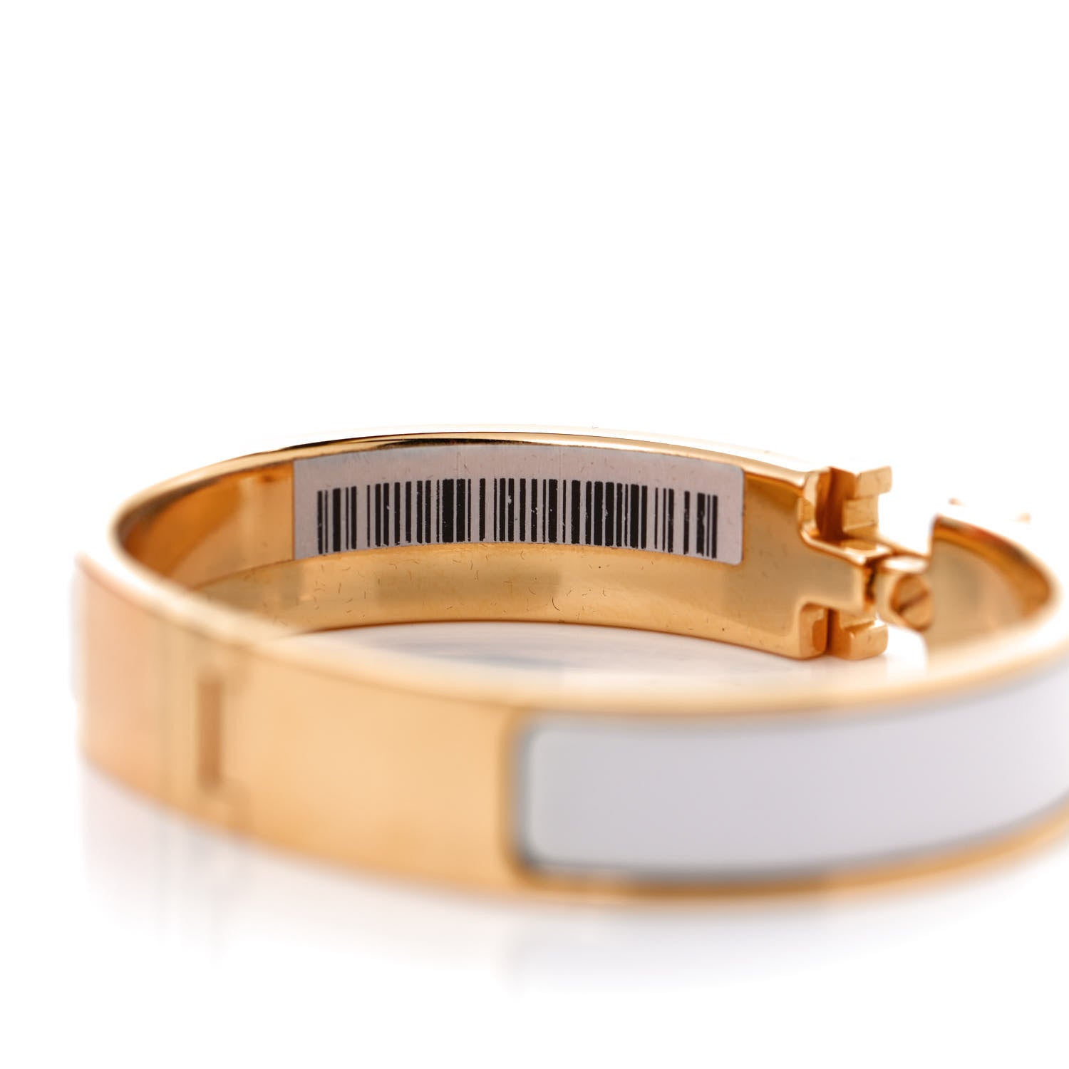 Hermes Enamel Narrow Clic Clac H Bracelet PM White 4 of 6