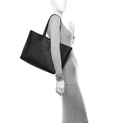 Saint Laurent Calfskin Large Shopping Tote Black 2 of 11
