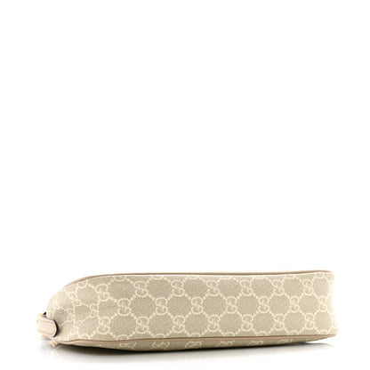 Gucci GG Supreme Monogram Textured Dollar Calfskin Small Ophidia Hobo Beige Mystic White Oatmeal 4 of 11