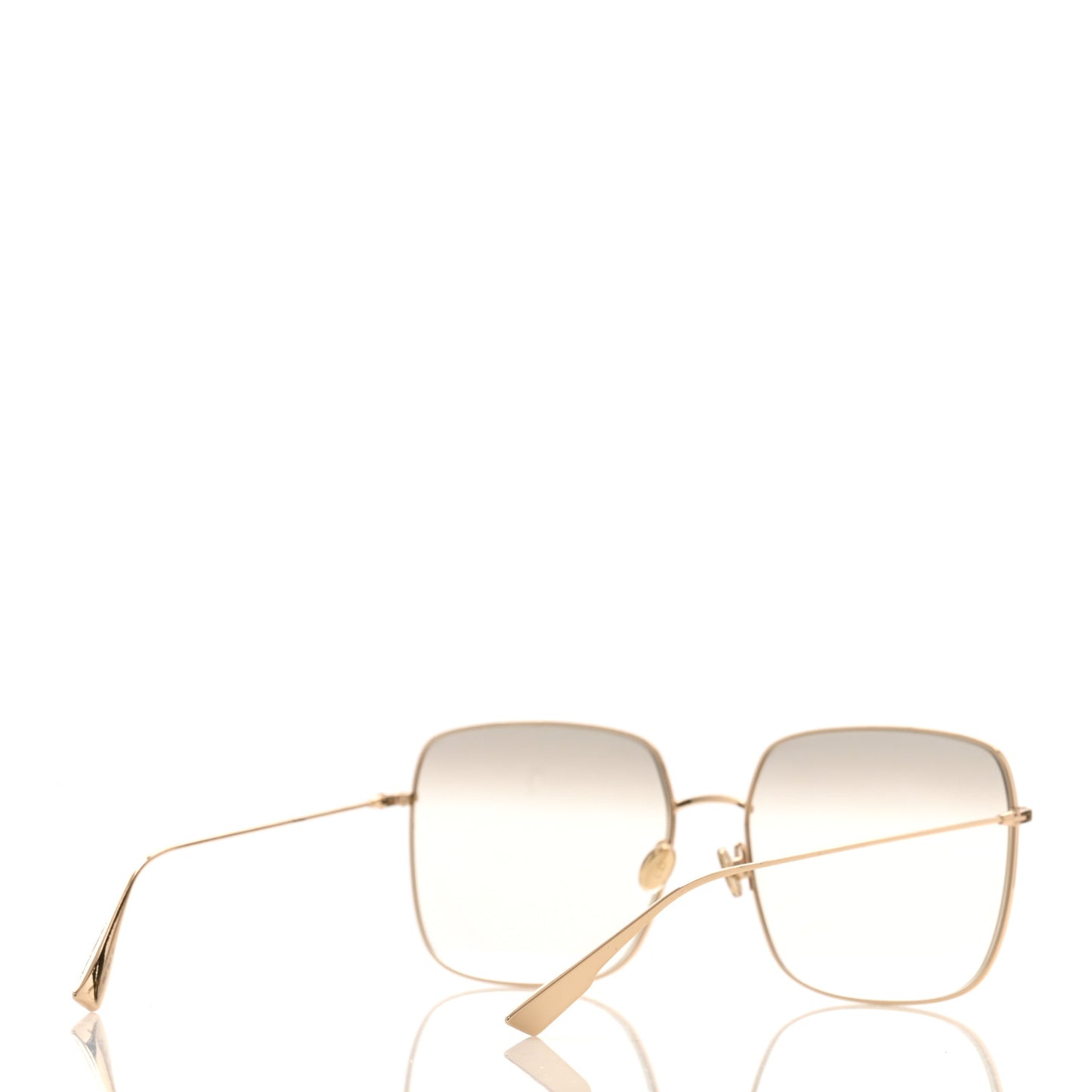 Metal Stellaire 1 Square Sunglasses Gold