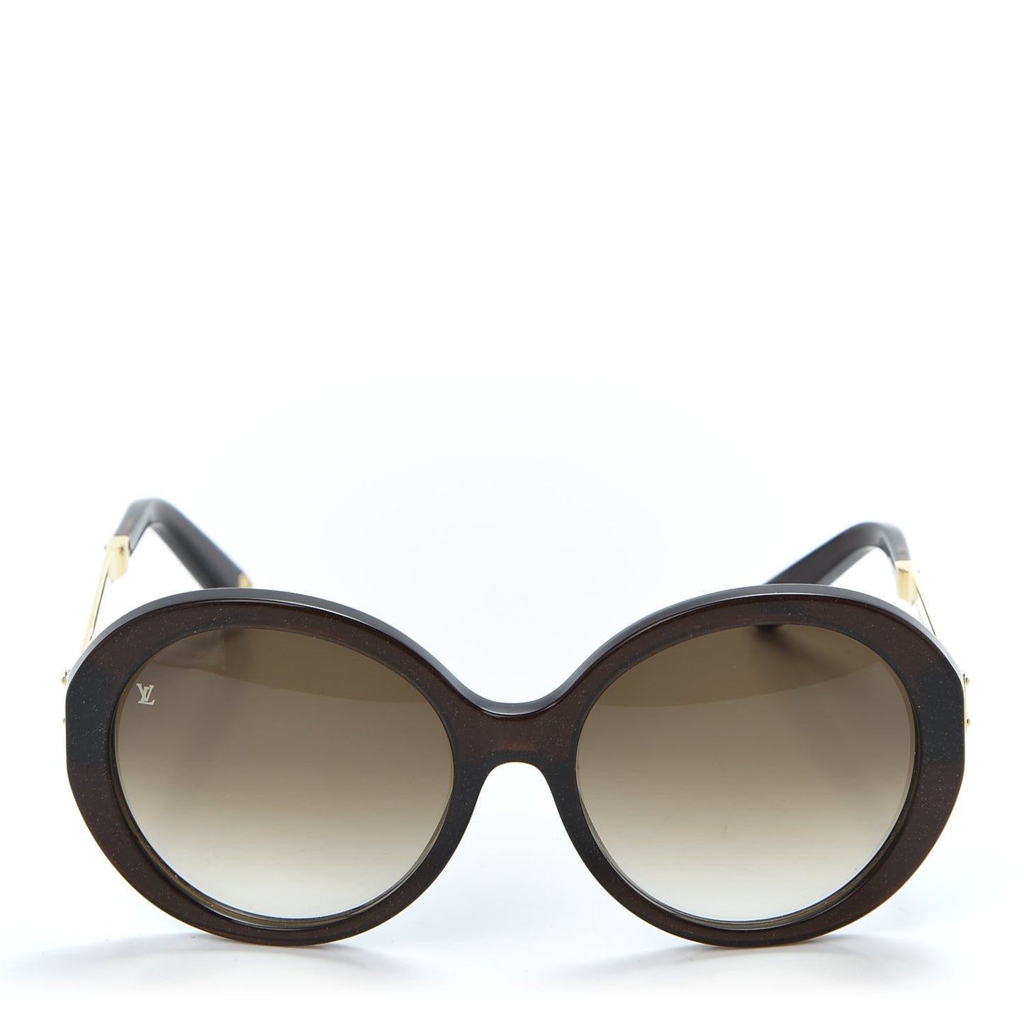 Petit Soupcon Rond Sunglasses Z0490W Brown Glitter