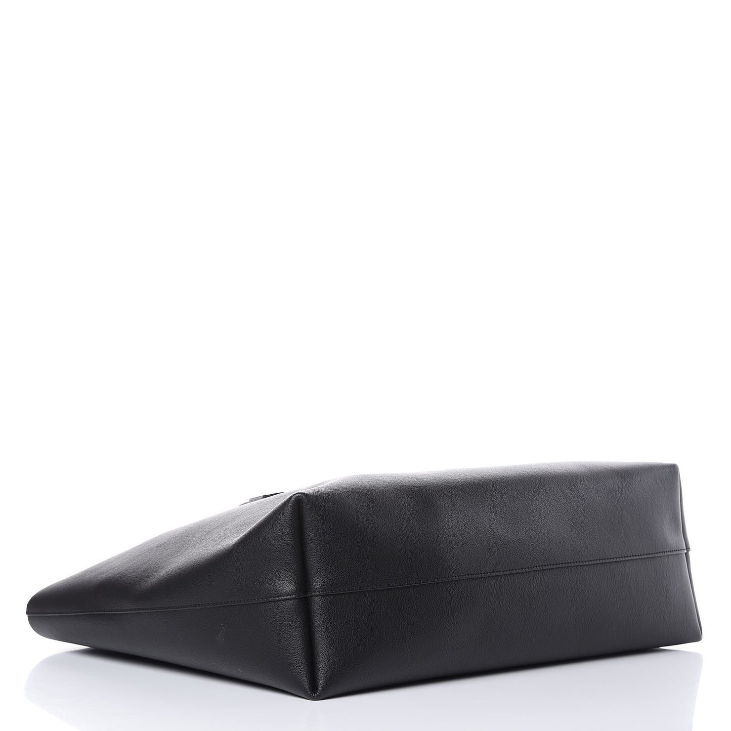 Calfskin Large Shopping Tote Black