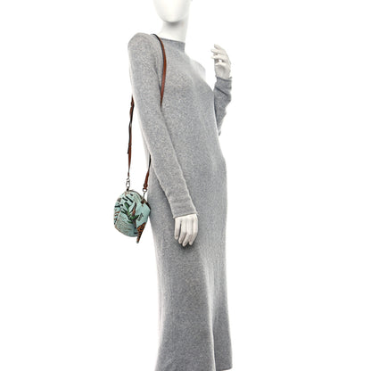 Loewe Calfskin Mermaid Print Paulas Ibiza Crossbody Bag Aqua 2 of 7