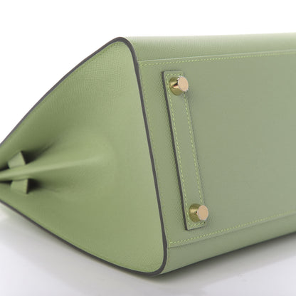 Hermes Epsom Sellier Birkin 30 Vert Criquet 6 of 10